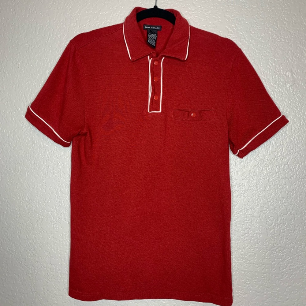 Club Monaco Short Sleeved Polo
